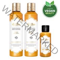 달바 화이트 트러플 오일 세럼 바디 클렌저 205ml x 2p + 65ml 세트 꽃향, 1세트