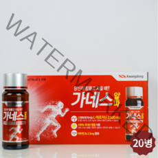 광동 가네스 알파 만성 피로 회복 음주전후 음료 100ml, 20병