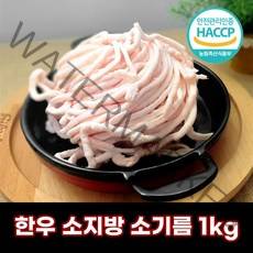 디에스미트 한우 소지방 소기름 1kg 우시산한우 냉동, 단품