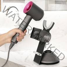 TD 헤어 드라이기 거치대 스탠드 슈퍼소닉 K-M23 호환, 무광 블랙