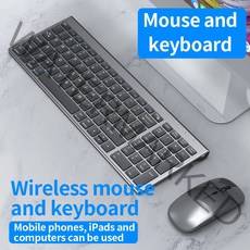 Newfusion무선 키보드마우스세트 for ipad/computer/ipone, 총 블랙