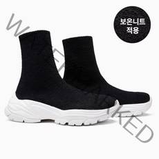 [아키클래식]겨울철 따뜻하고 편안한 기모 워머 삭스 스니커즈 운동화 여성 부츠