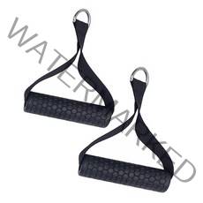 맥그립 렛풀다운 시티드로우 그립 티바로우 체육관 고무 밴드 피트니스 훈련 저항 액세서리 스포츠 보디 빌딩 위도 솔리드 그립, 스타일 2