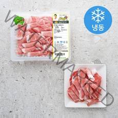 포크밸리 한돈 대패 앞다리 구이용 (냉동), 500g, 1팩