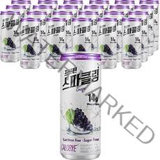 칼로바이 프로틴 무설탕 스파클링 포도맛, 24개, 240ml