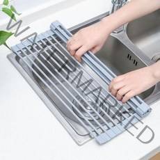실리콘 싱크대롤매트 식기건조대 드라잉 건조매트