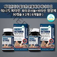 남성 호르몬제 지구력 증진 활력 체력 관리 보충 기운없을때 활력제 피로회복제 호르몬 보충제 zincpicolinate 캐나다 에너지 옥타민 옥타코사놀 비타민 B군 영양제 90정, 2개