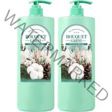 부케가르니 실크 케라틴 샴푸 코튼 퍼퓸, 1500ml, 2개