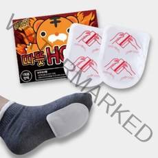 따뜻HOT팩 휴대용 미니 붙이는 발핫팩 파스형(2P) 30g 70개