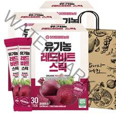 푸르담 유기농 레드 비트즙 스틱, 90개입, 12g
