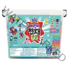 키즈팡팡 BIG 어린이 천재 사각블럭 310p, 혼합색상, 310개
