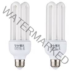 장수램프 백열전구 30W EFQU30EX-L 2p, 주광색