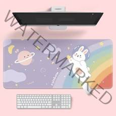 cute mouse pad creative ins tide large game computer keyboard office table mat kawaii desk for teen, h, 협력사