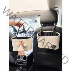 자동차 용품 보관 가방 좌석 등받이 상자 정리함 수납함, J