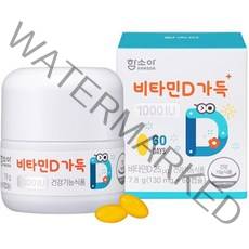 함소아 비타민D 1000IU 60p, 60정, 1개