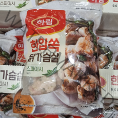 하림 한입쏙 닭가슴살 스파이시 1.2kg, 아이스팩 포장