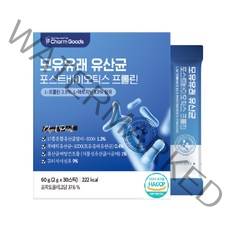 참좋은데이 포스트바이오틱스 프롤린 모유유래 4세대 유산균 배양건조물 프락토올리고당 30스틱