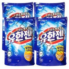 유한젠 산소계 표백제, 1kg, 4개