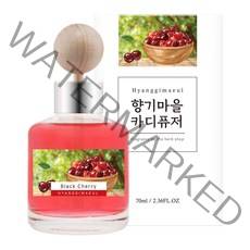 향기마을 카 디퓨저 70ml, 블랙체리, 1개