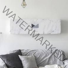 북유럽 심플 거실 어린이 방 벽걸이 에어컨 먼지 커버, 대리석1