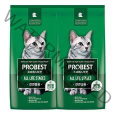 프로베스트 캣 7.5kg 고양이사료 고양이 사료, 2개
