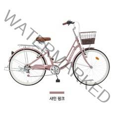 [조립 및 포장발송]삼천리자전거 선데이/프림로즈 22/24/26 인치 7단기어 여성용 자전거, 프림로즈 26 샤인핑크