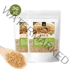 이집트 쌀 호라산 밀 고대밀 2kg, 2개