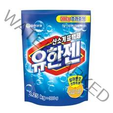 유한젠 산소계표백제 분말세제 리필, 1.55kg, 1개
