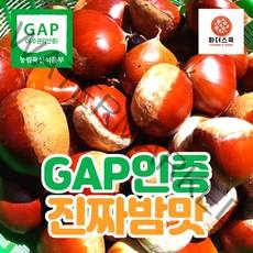 GAP 우수관리인증 햇밤 옥광밤 밤 알밤 깐밤 친환경 재배 무농약 굿뜨래 충남 부여 농장 산지직송, GAP인증 알밤(특대)2kg
