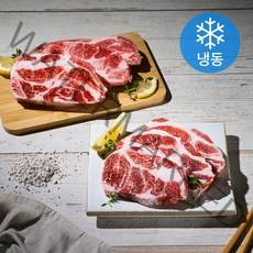 6다이닝 이베리코 목살 돼지고기 (냉동), 300g, 2개