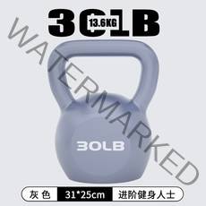 케트벨 덤벨 조립식 아령 케틀 남성용 피트니스 홈 장비 스포츠 주전자 스쿼트 파운드, 30lb(약 13.6kg) 회색(피트니스 전문가용, 컬렉션 플러스 구매 우선 배송