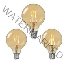 LED 에디슨 전구 G95 4W 3개, 전구색