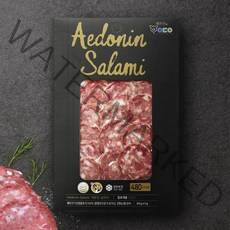 [짜지않은한돈] 페퍼로니 살라미 슬라이스 이탈리안 햄 미니 salami 맛있는햄 와인 안주 세트, 1팩