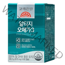 고려은단 알티지 오메가3, 60캡슐, 3개