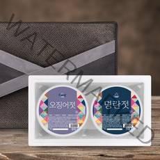 [설해담] 속초젓갈 실속 선물세트 1호 오징어+명란 각500g, 단품