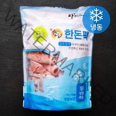 한돈 제주돼지 뒷다리 대패구이 구이용 (냉동), 1kg, 1팩