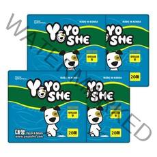 요요쉬 배변패드 대형 (60X76cm) 스카이 아카시아향 20매, 4팩