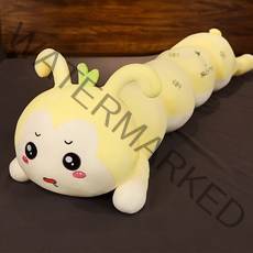 애벌레 봉제인형 긴베개 동물 애착 80cm 100cm 130cm, 파인애플, 1.3미터