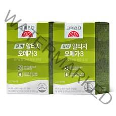 고려은단 퓨어 알티지 rTG 오메가3 60캡슐, 2개
