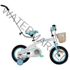조코 비틀 12 유아동 체인 자전거 미조립, White + Skyblue, 91cm