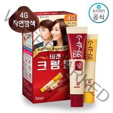 비겐크림톤 염색약 4G 자연밤색 60g