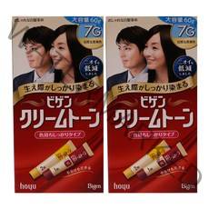 비겐크림톤 염색약 60g 7G 자연흑갈색, 2개