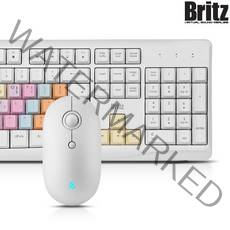 104키 저소음 멤브레인 스위치 키보드 무소음 마우스 합본 세트 브리츠 BK300GC