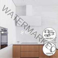[사은품증정] 하츠 엘리카 샤이어 SHIRE 600 900 화이트 블랙 이태리 주방후드, 가로900용, SHIRE90BL(블랙), 설치요청(설치비별도)
