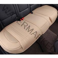 차량용 3D 시트확장 가죽 방석 레그서포트 자동차 시트커버 여름겨울방석 사계절 카시트 보호 BMW 벤츠 현대 기아 쉐보레 등 [00430], 6.뒷좌석 베이지