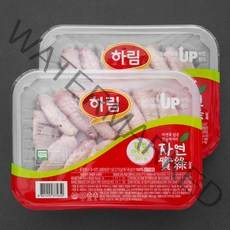 하림 자연실록 무항생제 인증 닭윙 아랫날개 (냉장), 350g, 2팩