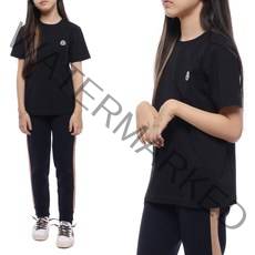 [유니코] [몽클레어] 22FW 로고 패치 반팔티셔츠 (8C0002383907999222F)