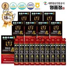 대한홍삼진흥공사 명품정 6년근 고려 홍삼스틱 진 실속형 (1포당 진세노사이드 18mg), 80개, 10g