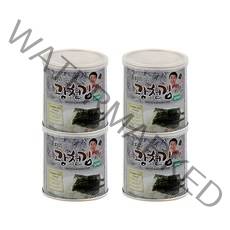 광천김 달인 김병만 파래 캔김, 4개, 30g