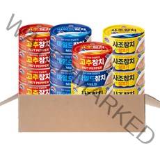 사조 안심따개 살코기참치135g 5입+고추참치135g 5입+마일드참치135g 5입, 1세트